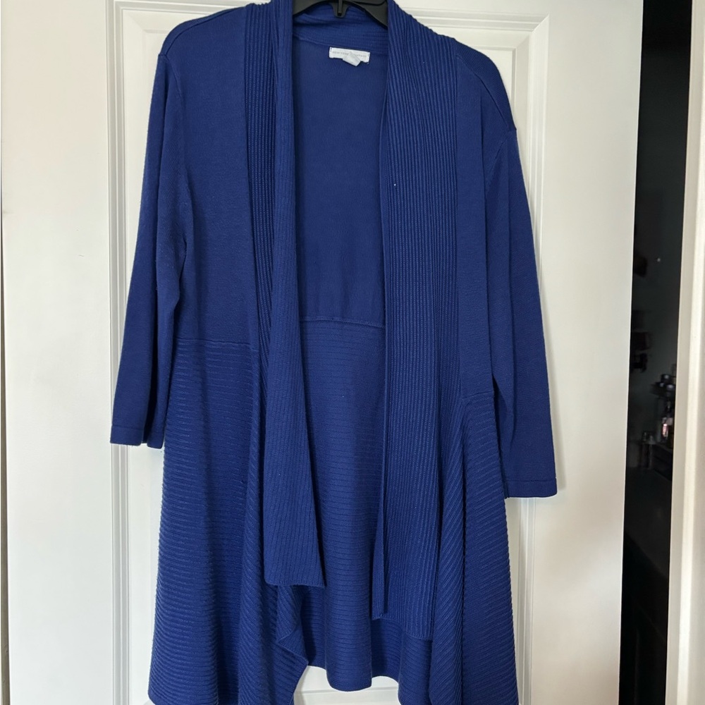New York & Company Royal Blue Women's Cardigan